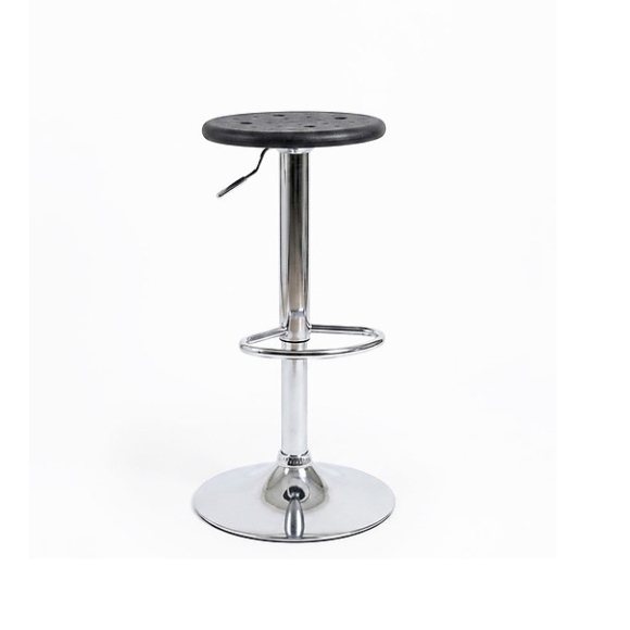 Ghế quầy bar nệm tròn Pu chân sắt nâng hạ: SG - 4145 - $hienthicat